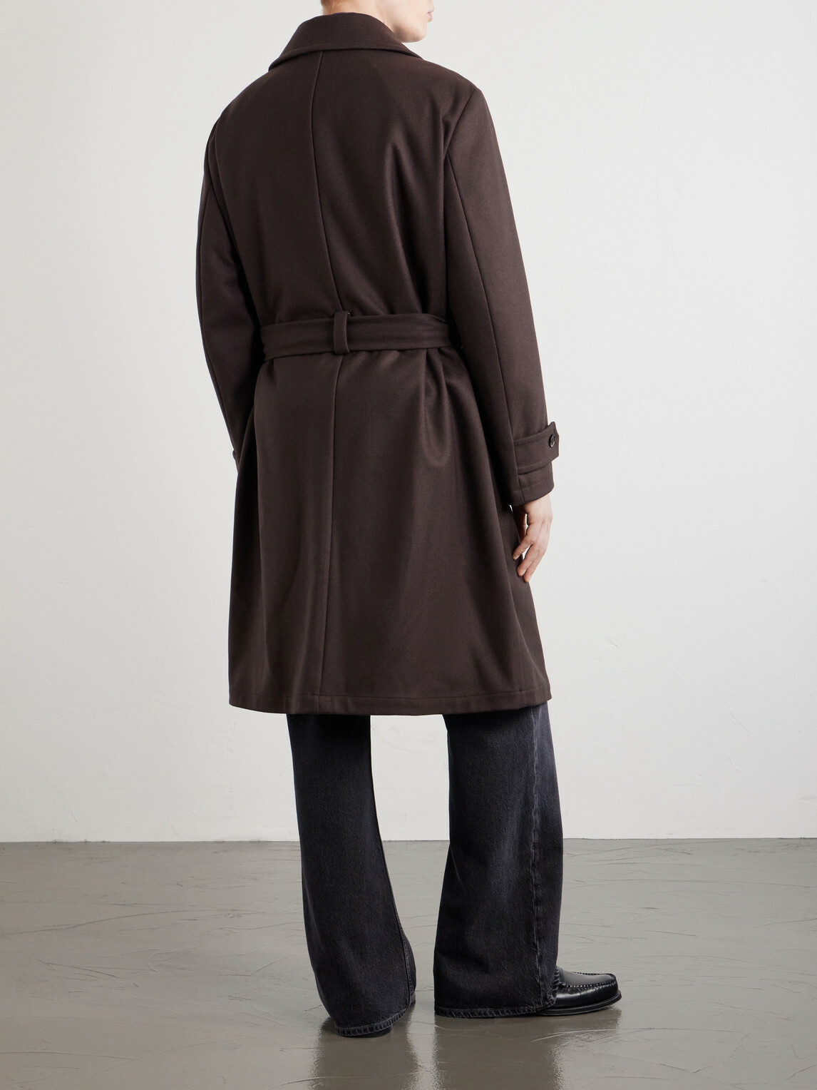 Barena - Belted Wool-Blend Coat - Brown