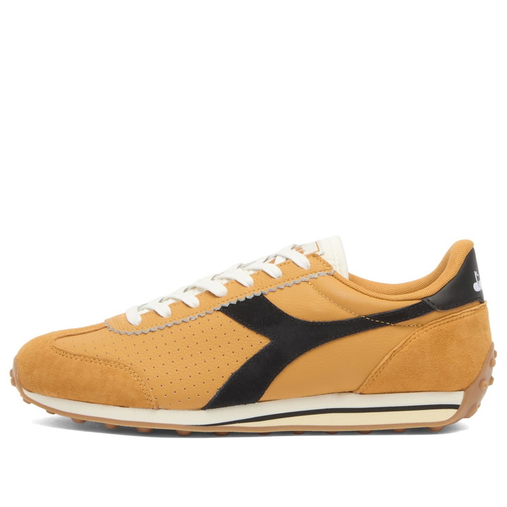 Photo: Diadora Men's Rally Punched Sneaker in Orange Mustard