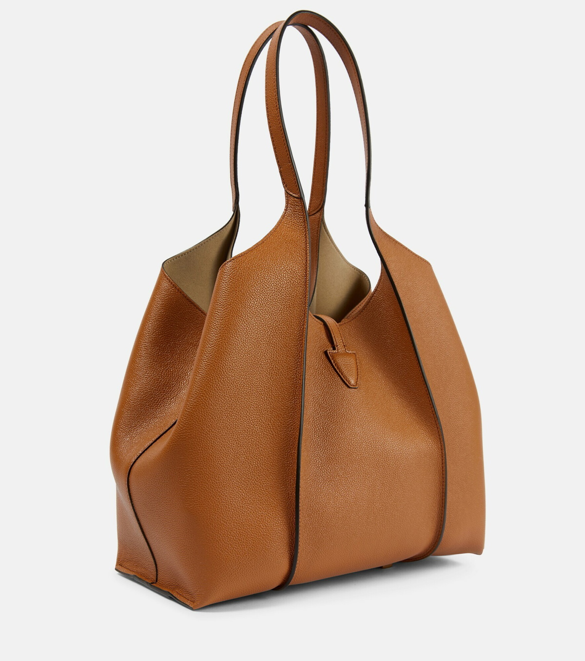 【TOD'S】送料/関税込 Timeless medium tote bag Medium Leather T Timeless Tote Shopping Bag | Neiman Marcus