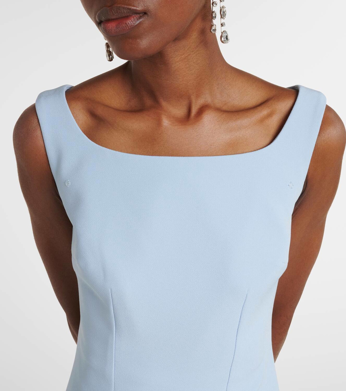 Safiyaa Embellished caped gown