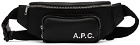 A.P.C. Black Camden Belt Bag