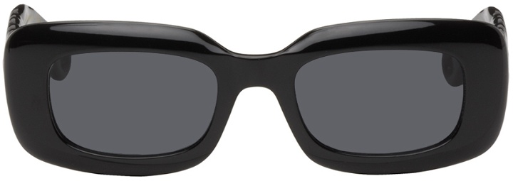 Photo: Lanvin Black Rectangular Sunglasses