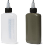 Neighborhood - HAYES TOOLING & PLASTICS Set of Two Oil Logo-Print Plastic Bottles - White