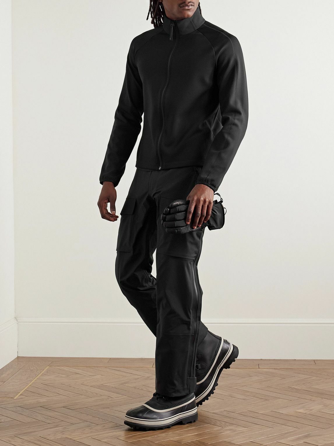 Aztech Mountain - Ajax Slim-Fit Stretch-Jersey Zip-Up Ski Base Layer ...