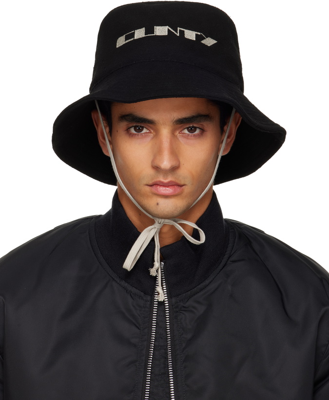 Photo: Rick Owens DRKSHDW Black Concordians Gilligan Hat