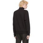 Dries Van Noten Black Half-Zip Sweatshirt