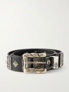 Enfants Riches Déprimés - St.Teresa 6cm Studded Leather Belt - Black