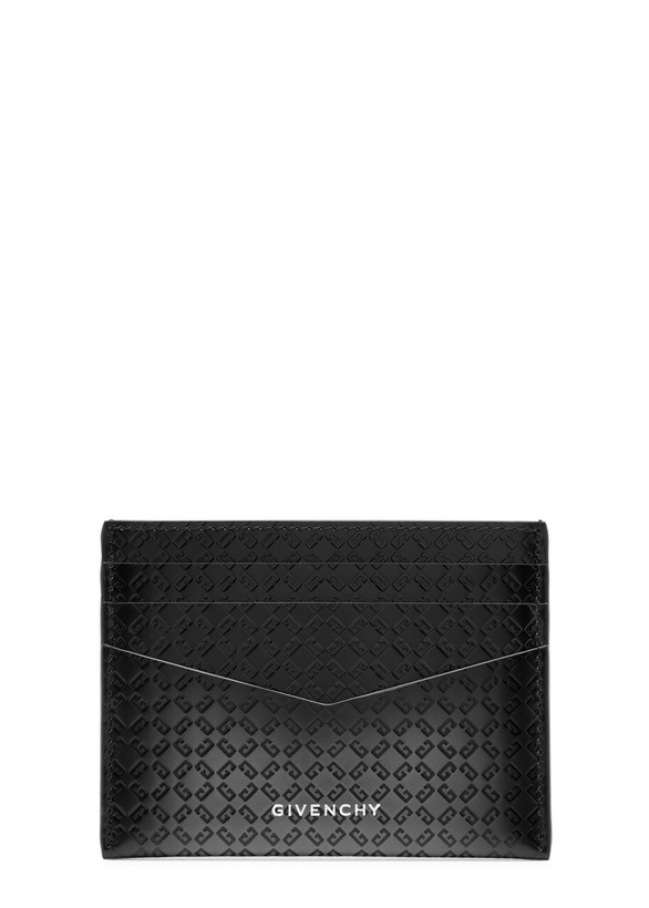 Photo: Givenchy Logo-monogrammed Leather Card Holder - Grey - One Size