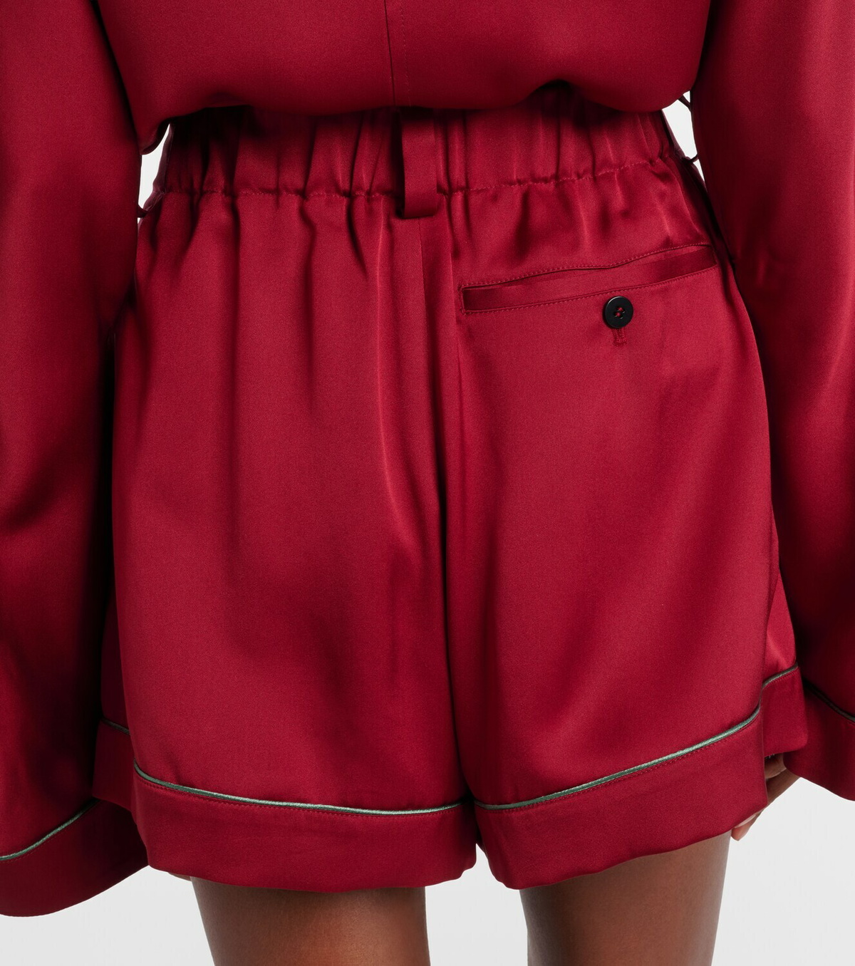 Givenchy Silk satin shorts
