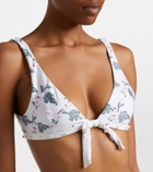Agua by Agua Bendita Huerta floral bikini top