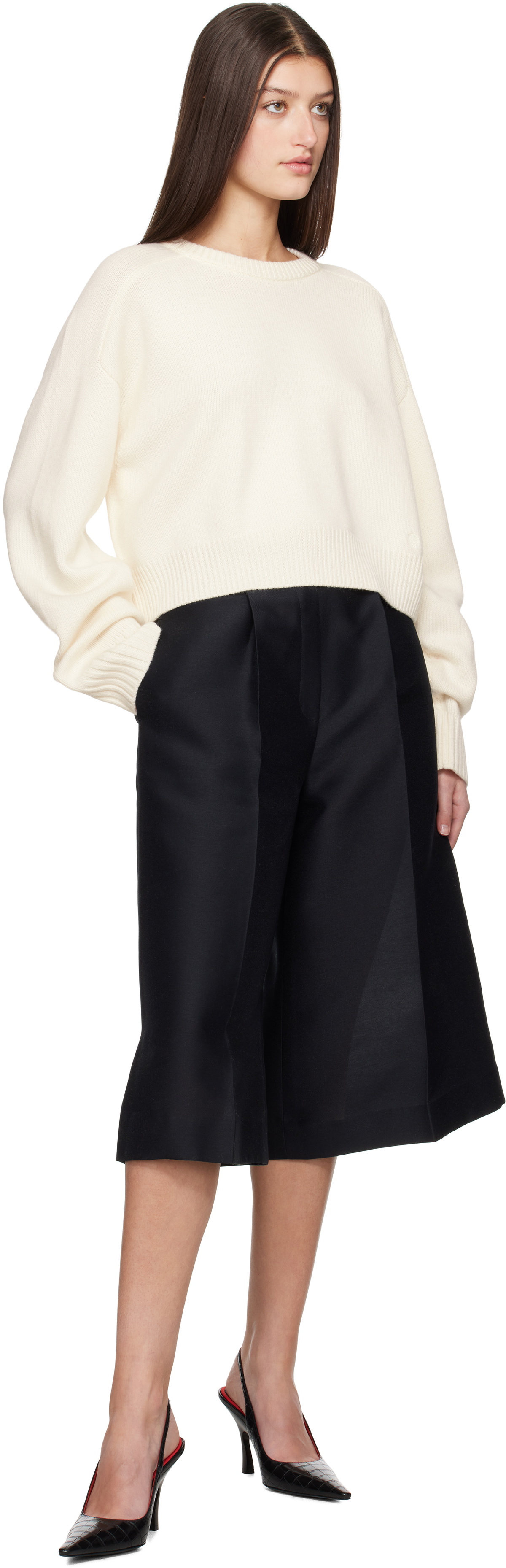 Loulou Studio Off-White Oversized Sweater
