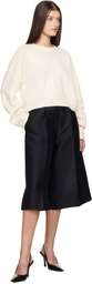 Loulou Studio Off-White Oversized Sweater