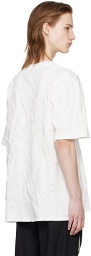 HELIOT EMIL White Quadratic T-Shirt