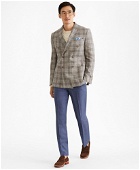 Brooks Brothers Men's Regent Fit Double-Breasted Check Sport Coat | Beige