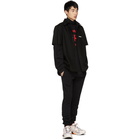 Vetements Black Logo Patch Skinny Lounge Pants