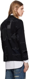 Junya Watanabe Black Patchwork Blazer