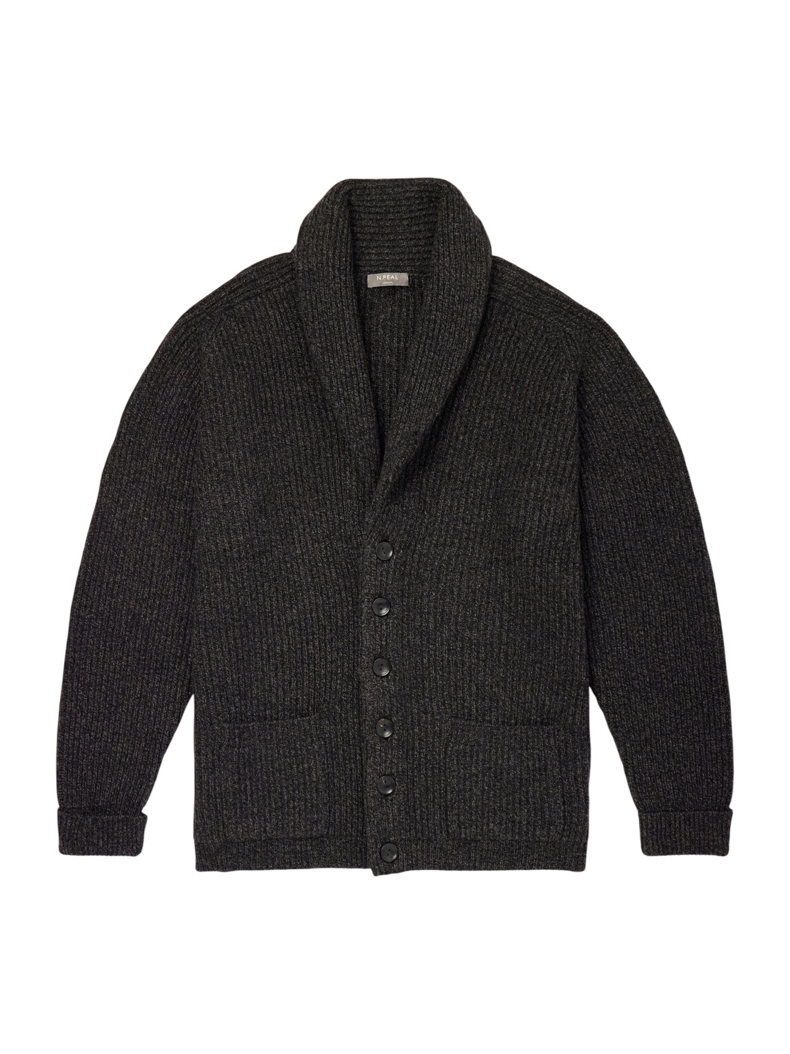 トップス LAD MUSICIAN 25AW MIX SHAGGY CARDIGAN Lad Musician Black Shaggy Knit Long Cardigan Lad Musician