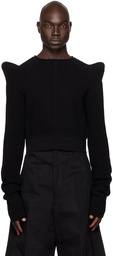 Rick Owens Black Tec Pull Sweater