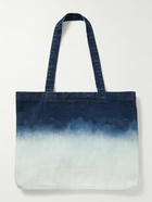 A.P.C. - Diane Denim Logo-Print Tote