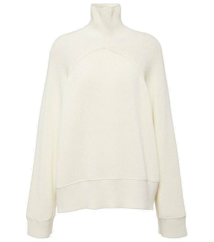 Photo: Toteme Cotton-blend turtleneck sweater