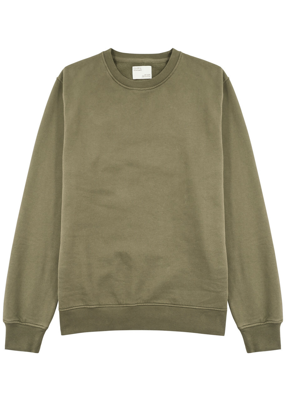 Colorful Standard Cotton Sweatshirt Khaki