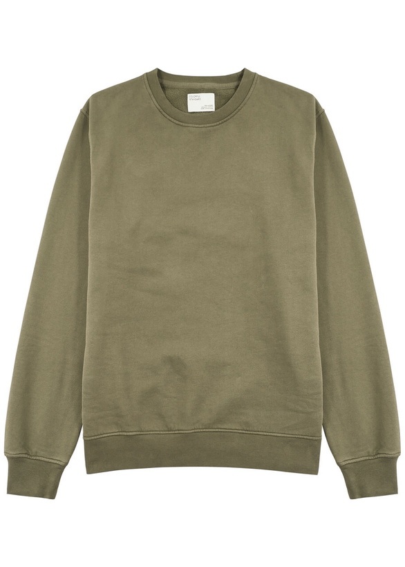 Photo: Colorful Standard Cotton Sweatshirt Khaki