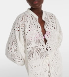 Farm Rio Laise broderie anglaise beach cover-up