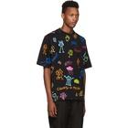 Marcelo Burlon County of Milan Black All Over Sketch T-Shirt