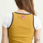 Damson Madder Women's Manon Layered T-Shirt in Yellow