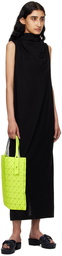 ISSEY MIYAKE Black Knot Midi Dress