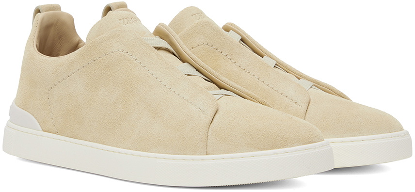 スニーカー ZEGNA Men Sneakers Beige S7981ZLHLNA NAT Beige Suede Triple Stitch™ Sneakers SS25 22325564 | Zegna US