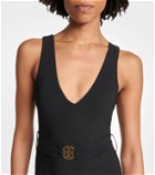 Tory Burch Miller belted swimsuit