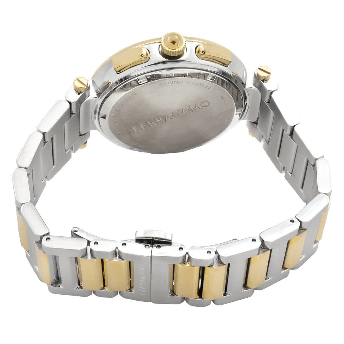 Ferragamo Legacy Chronograph Quartz Silver Dial Ladies Watch