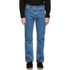 Sefr Blue Straight-Cut Jeans