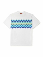 Missoni - Printed Cotton-Jersey T-Shirt - White