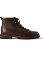Manolo Blahnik - Calaurio Full-Grain Leather Lace-Up Boots - Brown