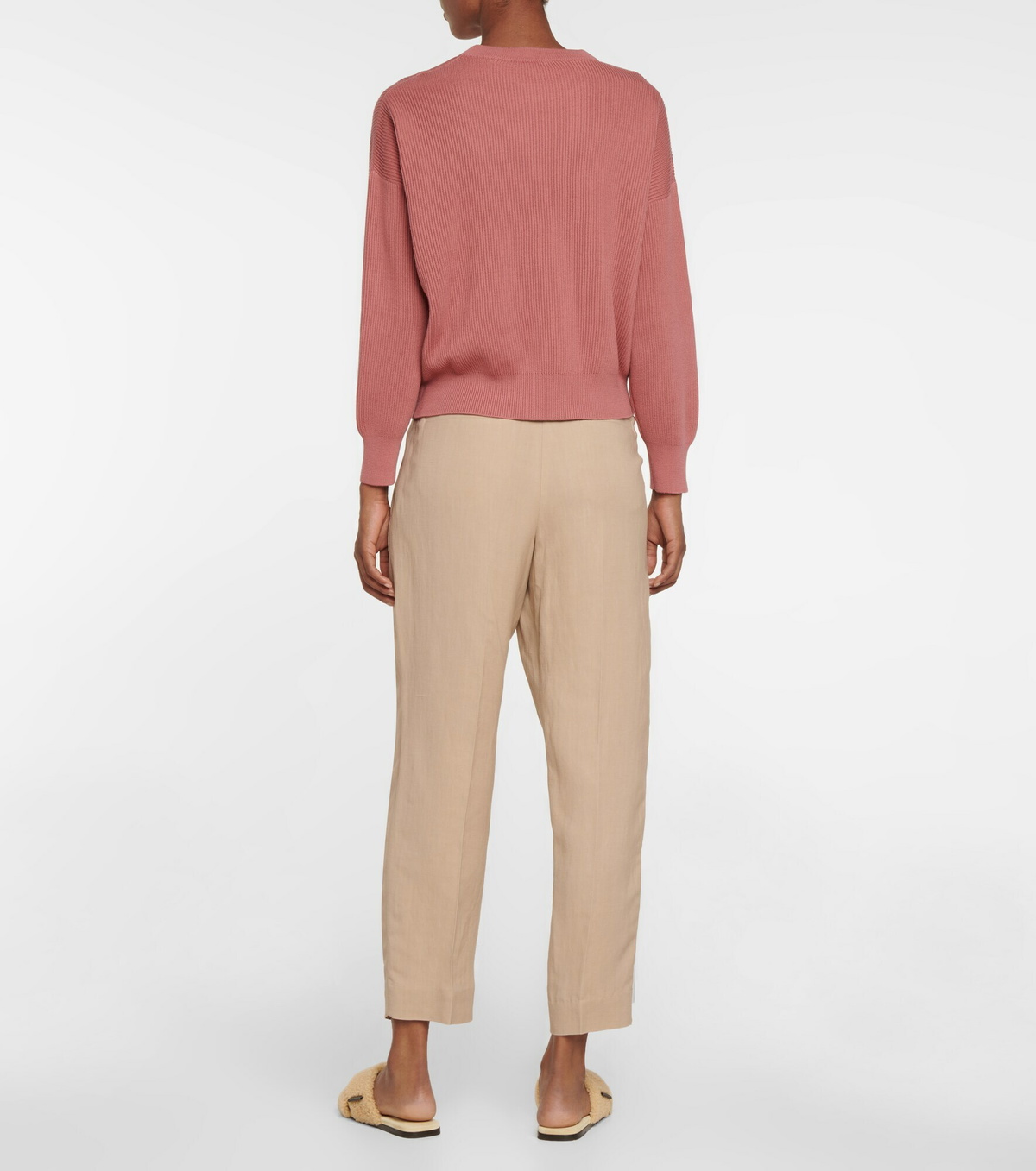 Brunello Cucinelli - Cutout cotton sweater
