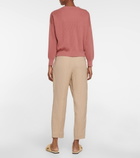 Brunello Cucinelli - Cutout cotton sweater