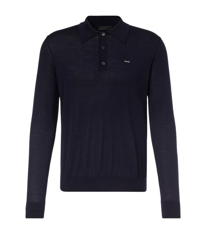 Photo: Prada Virgin wool polo sweater