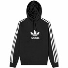 Adidas Women's 3-Stripe Hoody in Black