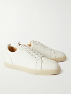 Christian Louboutin - Rantulow Full-Grain Leather Sneakers - White
