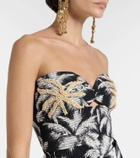 Johanna Ortiz Sombra embroidered cotton-blend minidress