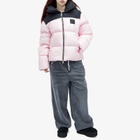 Off-White Women's Patc Rip Down Puffer Jacket in Pink