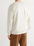 SSAM - Recycled Cotton and Cashmere-Blend Jersey Sweatshirt - White