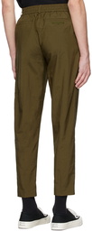 Maison Kitsuné Khaki City Trousers