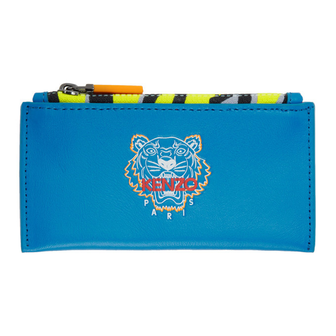 Photo: Kenzo Blue Tiny Tiger Zipped Card Holder