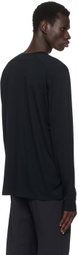 Veilance Black Frame Crew Neck Long Sleeve T-shirt