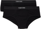 TOM FORD Two-Pack Black Briefs