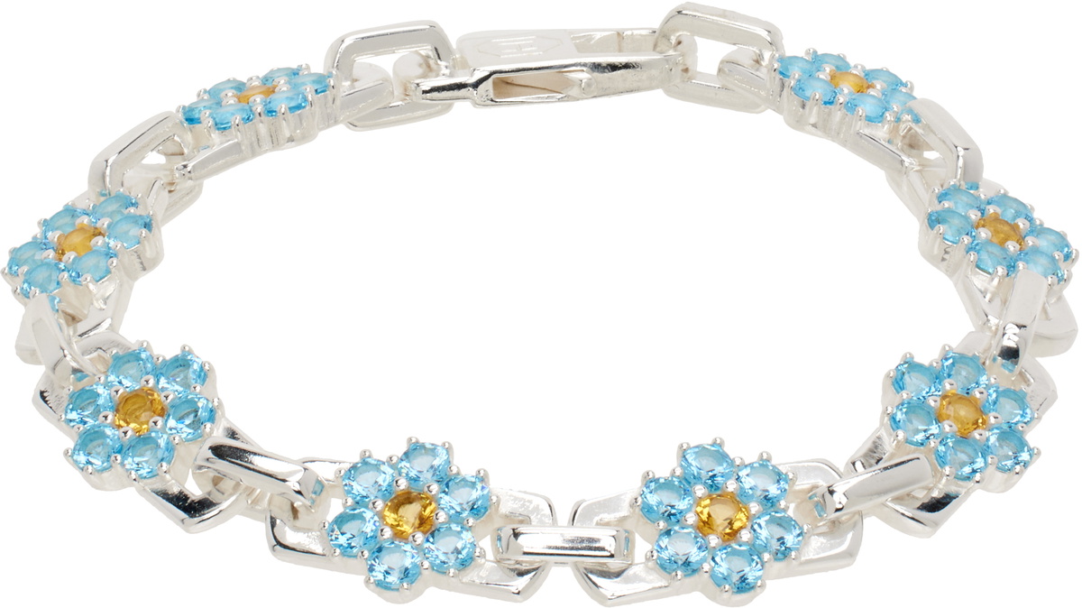 HATTON LABS デイジー　パール　ブレスレット　シルバー925 Hatton Labs – Daisy Tennis Bracelet Silver