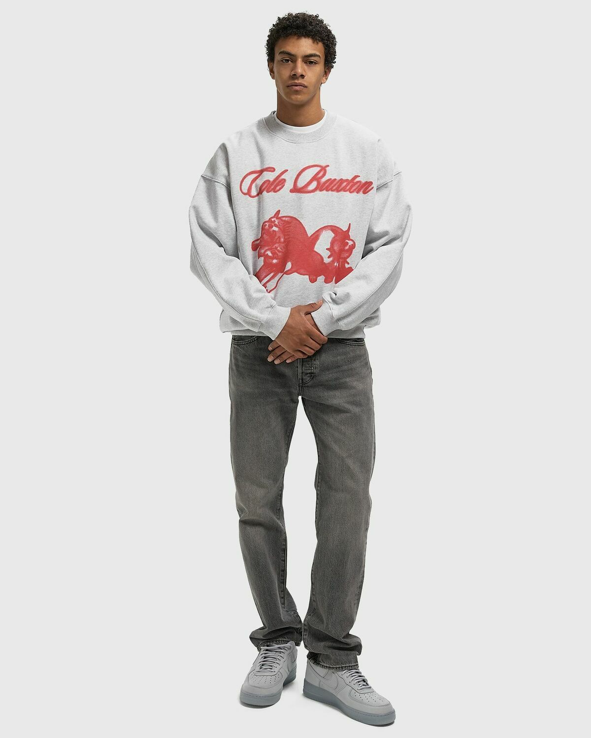 Cole Buxton BULLDOGS SWEATSHIRT Grey Men